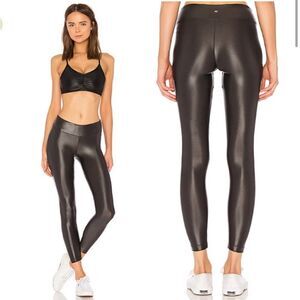 Koral Infinity High Rise Lustrous Legging Lead Metallic Size Small